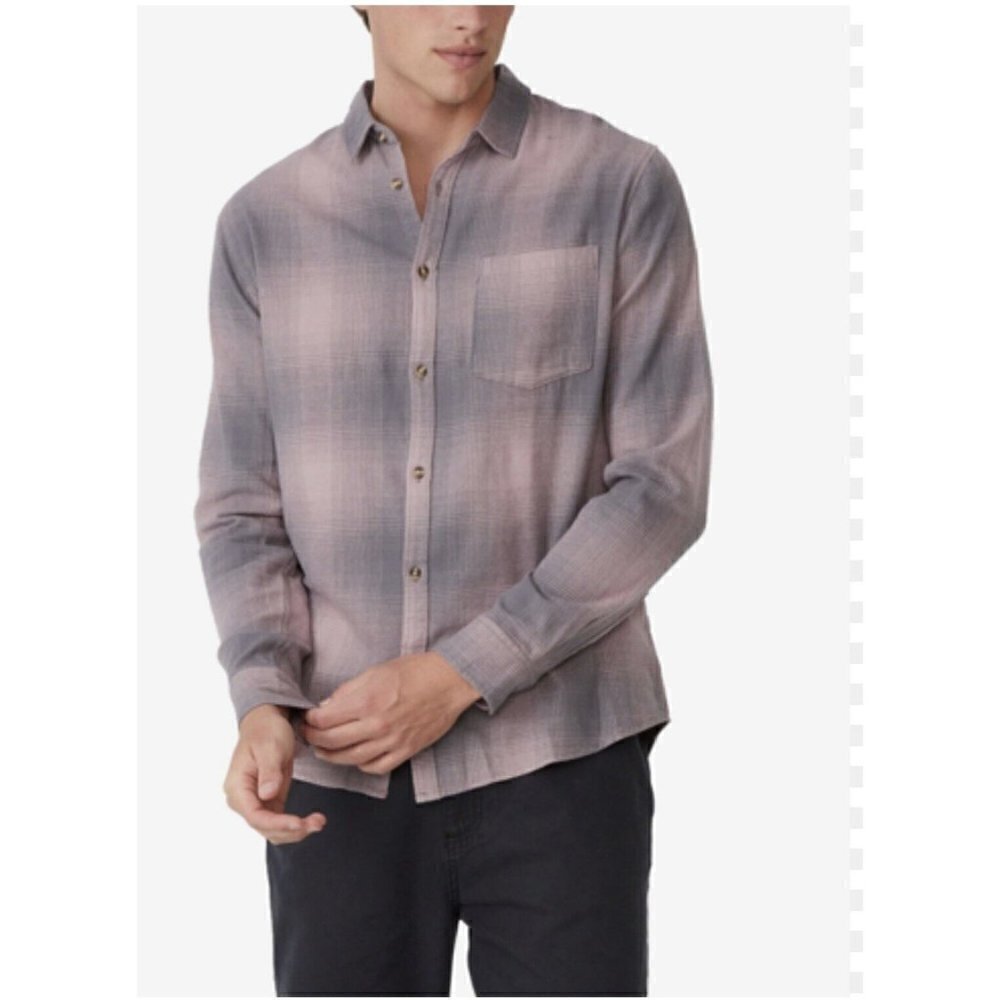 Cotton On Long-Sleeve Faded Plaid Shirt Men's.  Size XXL. New With Tags $49